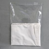 Petits sacs refermables transparents biodégradables au détail en plastique LDPE pour vêtements avec emballage de logo personnalisé poly sacs GRS