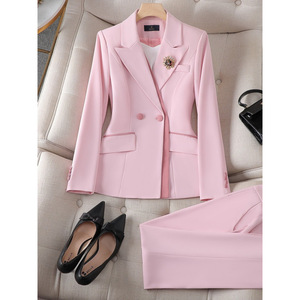 Women's White Suit Jacket Full Sleeve Satin Anti-Wrinkle Formal Wear For Wedding Commute Interview - Product Image 2
