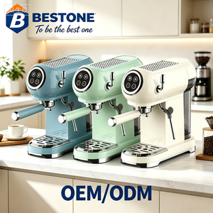 BESTONE Juego de Cafetera Eléctrica Retro, Tostadora y Hervidor, Electrodoméstico de Desayuno para Encimera, OEM ODM - Product Image 3