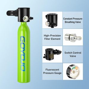 GOYOJO 05L Bouteille de plongée portable Air Buddy Mini équipement de plongée Système de respiration sous-marine pour 6 à 10 minutes Cylindre d'oxygène - Product Image 2