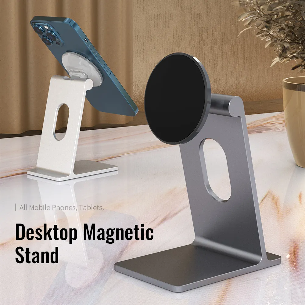 Amazon Hot Products 2 IN 1 Universal Desktop Stronger Suction Tablet Stand Mount Mobile Magnetic Phone Holder