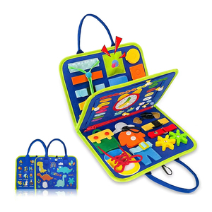 Tablero Sensorial Educativo de Fieltro Montessori, Juguetes para Niños, <span class=keywords><strong>Libro</strong></span> de <span class=keywords><strong>Actividades</strong></span>, <span class=keywords><strong>Actividades</strong></span> de Aprendizaje Preescolar para Niños Pequeños - Product Image 5