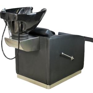 Hair Washing Equipment Shampoo Bed White <b>Backwash</b> <b>Unit</b> Shampoo Chairs With Bowl - Product Image 3