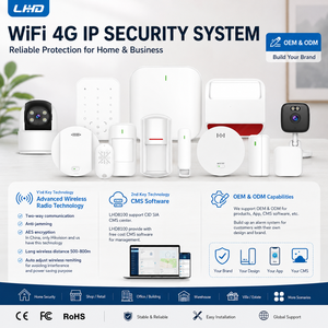 Sistema de Seguridad IP WiFi 4G, Sistema de Seguridad para el Hogar, Tecnología Inalámbrica, Dispositivo Anti-interferencias de Señal, Distancia de 800 m, Alternativa a <span class=keywords><strong>Ajax</strong></span> - Product Image 1