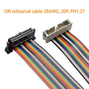 Custom 20pin SMD Socket Stranded Conductor PVC Insulation Heating Application Flat Ribbon 2.54 IDC Simplex <b>Cable</b> Assembly - Product Image 4