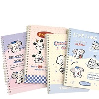 Cahiers à spirales A5 avec couvertures colorées et motifs esthétiques mignons pour les commandes en gros