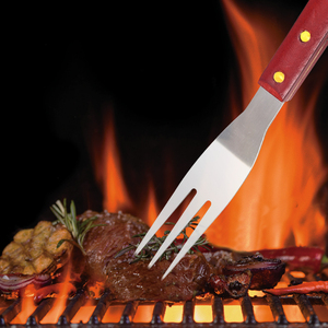 Juego de 5 Utensilios para Barbacoa de Acero Inoxidable, Tenedor, Pinzas, Espátula, Delantal, Accesorios para Plancha, Antiadherentes y Resistentes al Calor - Product Image 4