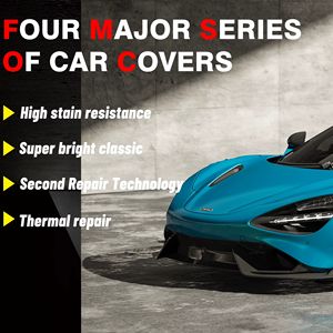 SMARTCOOL Films de protection de peinture TPU auto-réparateurs à 100 %, 7,5 mil, super brillants, pour automobile, films PPF TPU hydrophobes pour voiture - Product Image 2