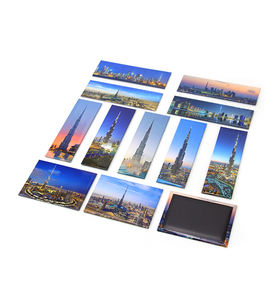 Aimant de réfrigérateur en fer blanc de souvenir touristique créatif de Singapour <span class=keywords><strong>3D</strong></span> avec impression de logo personnalisé du fournisseur - Product Image 3