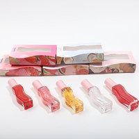 Gloss à lèvres vegan hydratant à haute pigmentation et paillettes de luxe, longue durée, brillant, marque personnalisée, mode, huile à lèvres infusée au miel