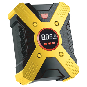 Compresseur d'air numérique 12V robuste avec manomètre 100 PSI U23003, gonflage rapide pour la conduite quotidienne, alimenté par un moteur haute efficacité - Product Image 2