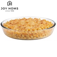 Plat à four ovale en verre borosilicate de haute qualité 0,8L 1,6L 2,4L – Vaisselle de cuisine, compatible micro-ondes, résistant à la chaleur, ensemble de plats de cuisson pour four – Vente en gros
