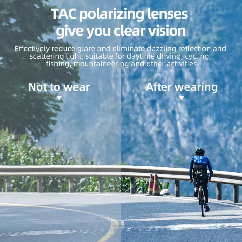 ROCKBROS-Gafas de sol polarizadas para ciclismo al aire libre