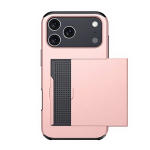เคสป้องกันการตกหล่นลายสัตว์แบบ2-in-1สำหรับ17 PRO MAX & Air พร้อมช่องเสียบการ์ดแบบสไลด์ออก16P - Product Image 1