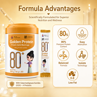 Poudre d'isolat de protéines de lactosérum Golden Protein, boisson nutritive quotidienne de qualité supérieure, mélange de protéines facile à mélanger, 80 portions