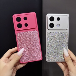 <span class=keywords><strong>Funda</strong></span> de Teléfono de Lujo con Lentejuelas Brillantes para Honor X8A X8B X8C X6S 70 Lite X9B Magic <span class=keywords><strong>6</strong></span> Lite 400 Smart X9C, Diseño de Diamantes - Product Image 2