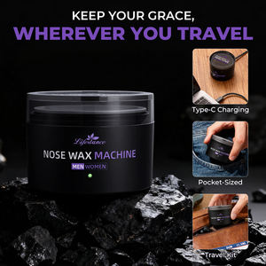 Kit de chauffe-<span class=keywords><strong>cire</strong></span> électronique pour le nez Lifestance pour hommes et femmes, recharge USB, épilation indolore et sûre pour le nez - Product Image 5