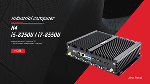 Mini PC Industrial sin Ventilador I5-8250U 8 <span class=keywords><strong>USB</strong></span> 2 LAN 5 COM 2 DDR4 hasta 64G HDD/SSD Win10/11 - Product Image 2