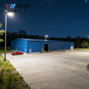 โรงเก็บของเหล็กสำเร็จรูปสำหรับงานหนัก ทนทานต่อแรงลมสูง - Product Image 1