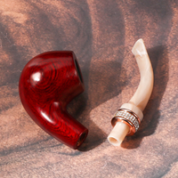 Nouvelle chicha portable VAYORA 2021, classique, durable, à une seule tige, en bois, plastique ABS, acrylique, bois massif, faite à la main, pour fumer du tabac