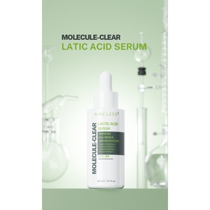เซรั่มบำรุงผิวหน้า [NINELESS] Molecule Clear 5% แลคติก แอซิด 30 มล. ช่วยผลัดเซลล์ผิวและฟื้นฟูผิวหมองคล้ำ - Product Image 3