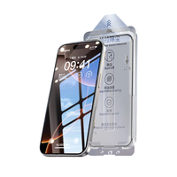Protection d'écran pour iPhone 18 Pro, verre trempé HD 2.5D, dureté 9H, couverture intégrale, anti-empreintes digitales, anti-espionnage