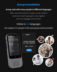 Dispositivo <span class=keywords><strong>di</strong></span> Traduzione AI S80 Pro <span class=keywords><strong>Traduttore</strong></span> Vocale e Fotografico Intelligente in Tempo Reale 138 Lingue 18 Lingue Offline Traduzione Portatile <span class=keywords><strong>di</strong></span> Testo e Voce - Product Image 6