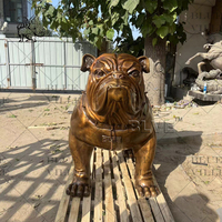BLVE extérieur jardin décoratif métal Animal Statue fonte Bronze suspendu singe Sculpture