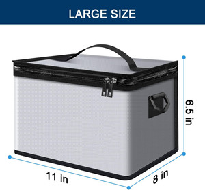 Bolsa DE SEGURIDAD Lipo a prueba de explosiones ignífuga Bolsa de batería Lipo para almacenamiento y carga de batería Lipo - Product Image 2