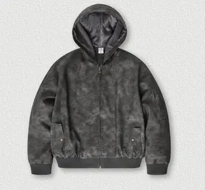 Yq เสื้อแจ็กเก็ตหนังสไตล์ kayne ผ้าสไตล์ตะวันตกสำหรับผู้ชายฤดูใบไม้ร่วงและฤดูหนาว - Product Image 5