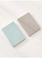 A6 Mini Pocket Diary Notebook Kunden spezifisches PU-Leder-Softcover Niedliches Briefpapier Schul material