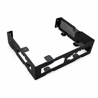 Boîtier en tôle sur mesure, finition noire poudrée, boîtier métallique pour électronique, fabrication par estampage et pliage, OEM