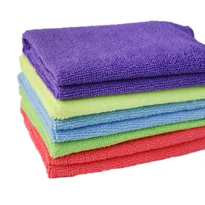 Customization Logo Microfiber Cloth 30x30 Microfibre Towel 40x40 Microfiber Cleaning Cloths For Car Kitchen