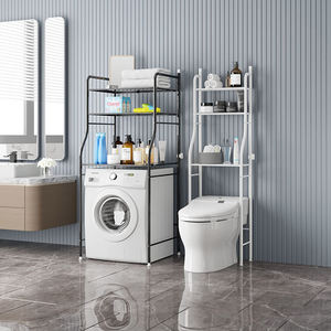 Estante de Baño Metálico de 3 Niveles, Estante de Almacenamiento Sobre el Inodoro, Estante Multifuncional para Lavadora de Balcón - Product Image 5