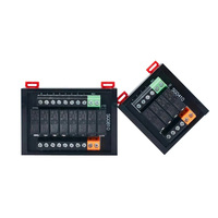 Module de combinaison de relais Rail Din 4/6/8 voies 24v 12v 5v module de relais intermédiaire carte de commande DC