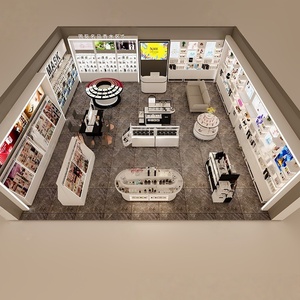 Bon marché Prix Haute Qualité Custom Made Store Vitrine Présentoir Personnalisé Boutique De Gros De Parfums - Product Image 1