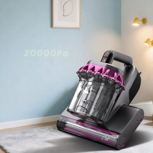 เครื่องดูดไรฝุ่นแบบมือถือ 20000Pa พร้อมแสงยูวีและไอออนลบอัลตราโซนิก เหมาะสำหรับผู้ที่แพ้ฝุ่น สีม่วง - Product Image 1