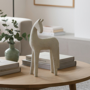 Statua di Cavallo in Resina Classica - Elegante Decorazione per Casa <span class=keywords><strong>e</strong></span> Ufficio, Figurina Artigianale per Soggiorno, Scaffale, <span class=keywords><strong>Scrivania</strong></span> <span class=keywords><strong>e</strong></span> Regalo di Lusso - Product Image 4