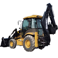 JCB-chargeuse-pelleteuse Cargador 4WD Wheel 388 Retroexcavodora avec stabilisateur H et manette de vitesse latérale