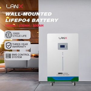 Batterie au lithium rechargeable haute adaptabilité 51,2 V 100 Ah 230 Ah 300 Ah 5120 W pour stockage d'énergie solaire hors réseau LX-JTDC0 - Product Image 2