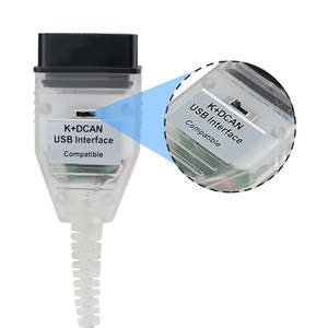 OBD2 kabel USB untuk Inpa <span class=keywords><strong>bmw</strong></span> K + DCAN, alat diagnostik antarmuka USB untuk <span class=keywords><strong>BMW</strong></span> E46 K + CAN K CAN FTDI FT232 Chip OBD2 pemindai - Product Image 4