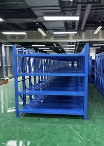 เหล็กอัลลอยด์ทนทาน รับน้ำหนักได้มาก ใช้งานได้หลากหลาย สองด้าน รับน้ำหนักได้ 1000 ปอนด์ ชุบกัลวาไนซ์แบบจุ่มร้อน เคลือบด้วยผงสีเคลือบผิว พร้อมล้อ - Product Image 3