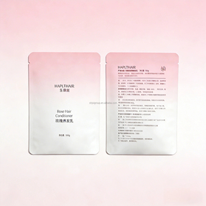 Emballage personnalisé pour échantillons cosmétiques en plastique LDPE résistant à l'humidité, imprimé en gravure thermoscellée, sachet pour masque facial à 3 côtés scellés, marque <span class=keywords><strong>Joi</strong></span> - Product Image 3