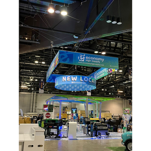 TianLang logotipo personalizado publicidad techo alta calidad Banner tubo redondo colgante Banner exposición Feria Comercial - Product Image 3