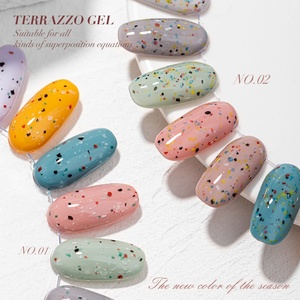 JTING Esmalte de Uñas en Gel Efecto Terrazzo de 2 Colores, Popular y Universal, para Cualquier Color Base, OEM, ODM, Etiqueta Privada Gratuita - Product Image 3