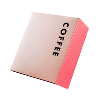 Boîte à café en papier avec impression personnalisée, emballage simple, boîte pour capsules Nespresso