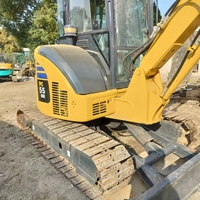 Mini-excavatrice Komatsu PC55MR d'occasion, pelle compacte pour travaux de terrassement, jardinage, démolition intérieure et travaux agricoles