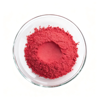 Direct oplosbaar vitamine C-rijk poeder voor smoothies, shakes en voedingsdranken van gevriesdroogd aardbeipoeder