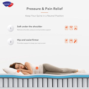 <span class=keywords><strong>Premium</strong></span> Sleep king Queen Protecteur de matelas imperméable pleine grandeur Housse de protection couverte Gel Mousse à mémoire Matelas à ressorts ensachés - Product Image 6