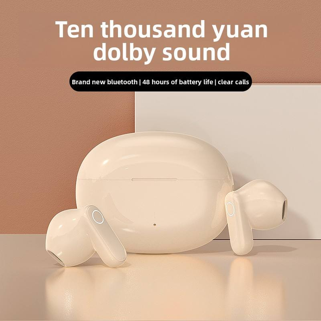 New Arrival Wireless Semi In-Ear TWS Earbuds for 5.4 3-5 Hours Battery Life Clear Calls Dolby Sound ENC Hi-Res Sound Touch
